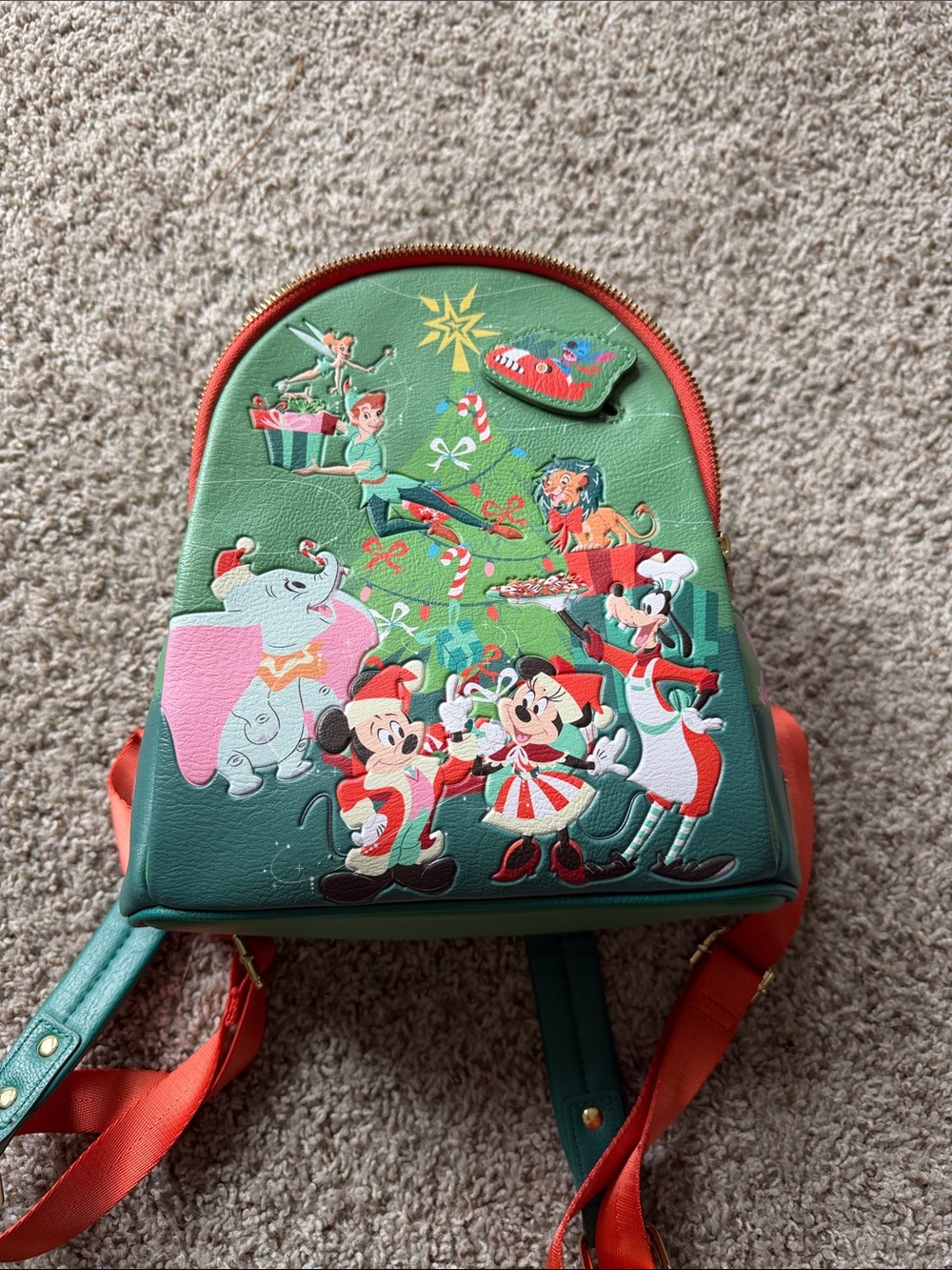Disney Christmas Loungefly Backpack